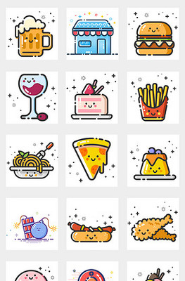 手繪可愛乳制品卡通素材 萌化你的創意世界